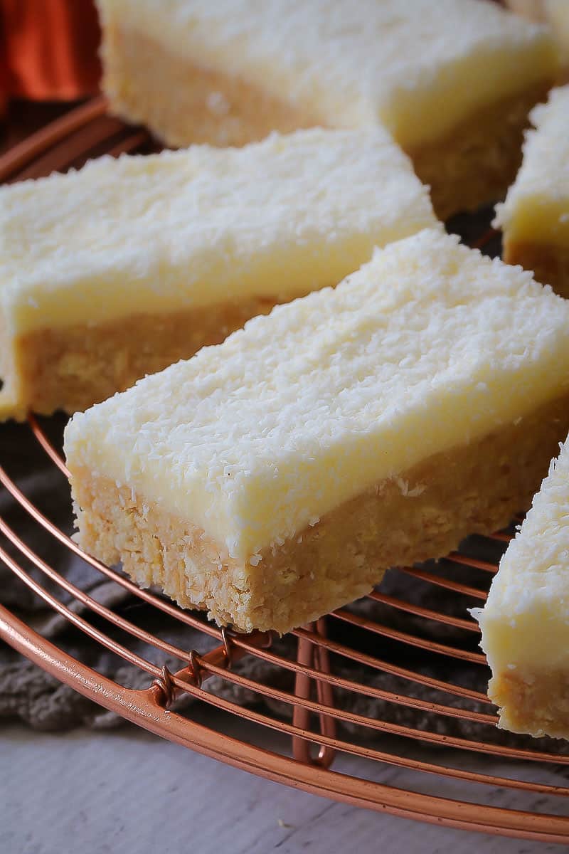 Lemon & Coconut Slice New & Improved Bake Play Smile