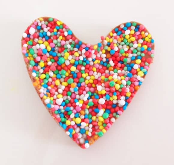 Giant Love Heart Freckles for Valentines Day! - Bake Play Smile