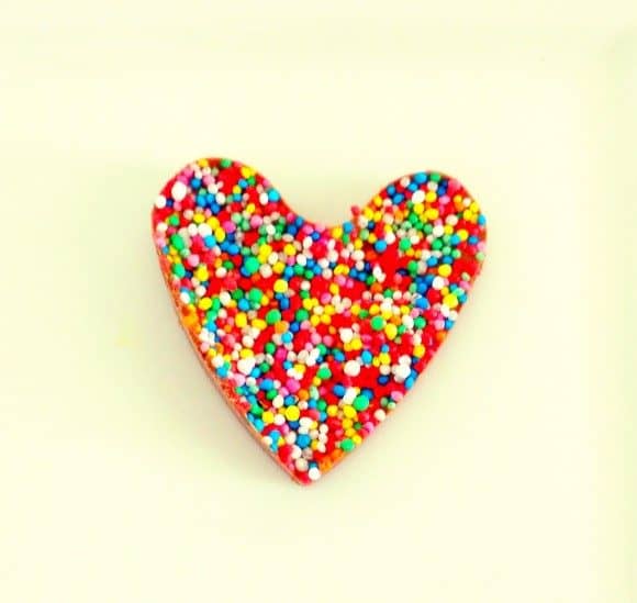 Giant Love Heart Freckles for Valentines Day! - Bake Play Smile