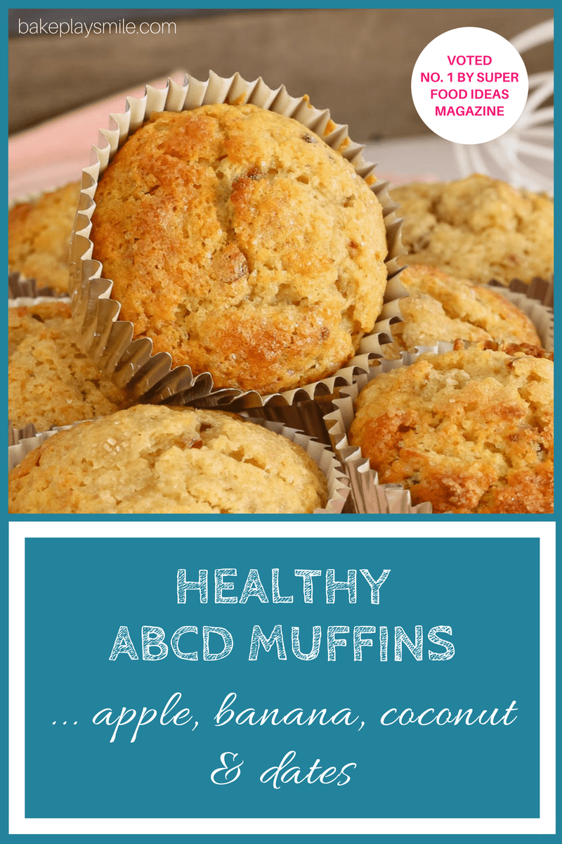 Healthy ABCD Muffins (Apple, Banana, Coconut & Date) Bake Play Smile