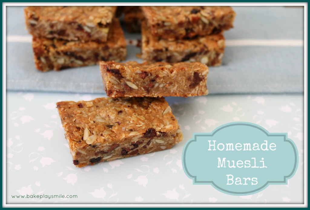 Soft & Chewy Homemade Muesli Bars Bake Play Smile