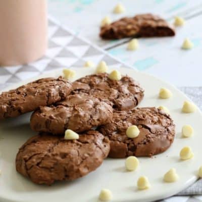 Double Chocolate Brownie Cookies