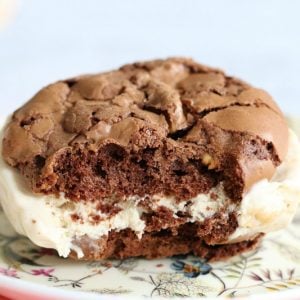 Peanut & Chocolate Ice Cream Sandwiches