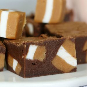 Caramel brownies