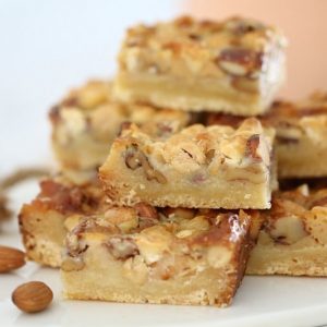 Nut Caramel Slice