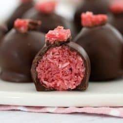 No-Bake Cherry Ripe Balls