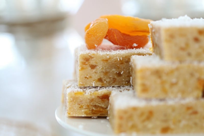 Apricot Coconut Slice (NoBake) Bake Play Smile