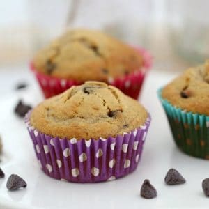 Chocolate Chip Banana Muffins