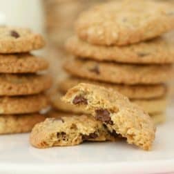 Chocolate Chip Oat Cookies
