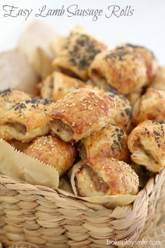 Quick & Easy Lamb Sausage Rolls - Bake Play Smile