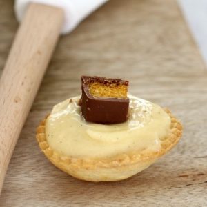 White Chocolate & Honeycomb Tarts