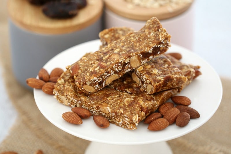 Honey, Date, Oat & Nut Energy Bars - Bake Play Smile