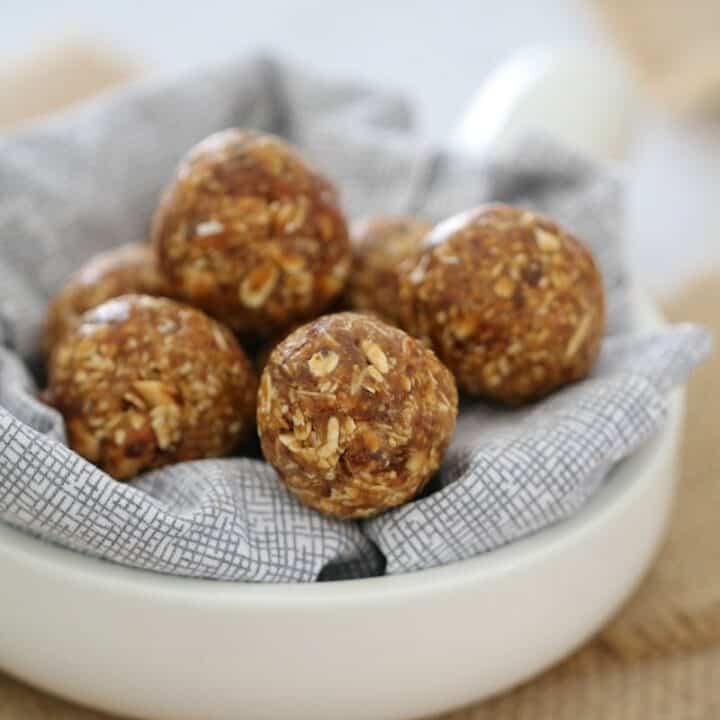 Nutty Date & Oat Energy Balls 10 Minute Recipe Bake Play Smile