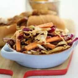 Asian Slaw with Satay Dressing