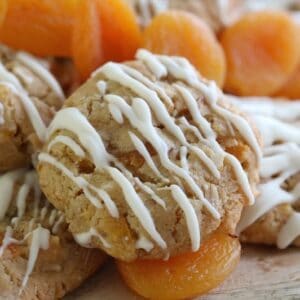 Apricot, Macadamia & White Chocolate Oat Cookies