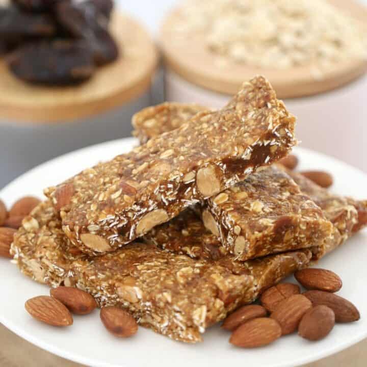 Honey, Date, Oat & Nut Energy Bars Bake Play Smile