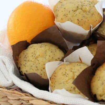 Orange & Poppy Seed Muffins with Syrup