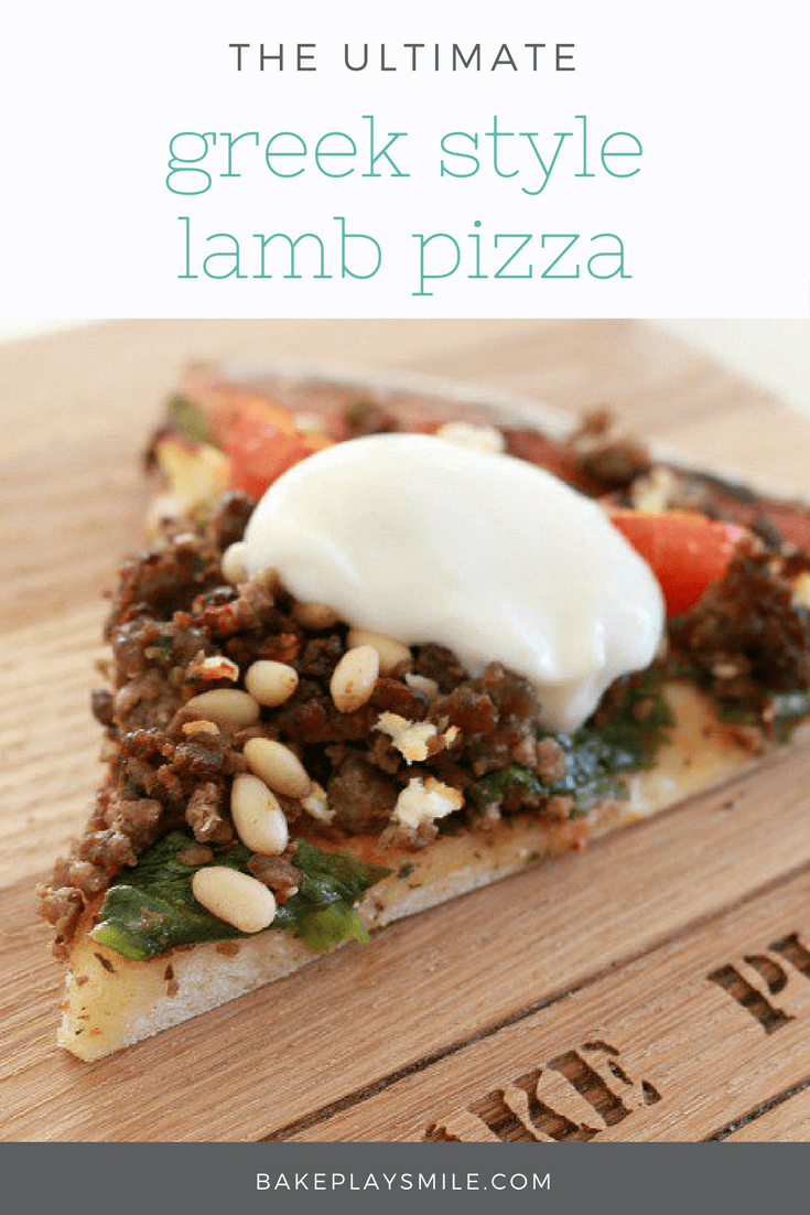 Greek Style Lamb Pizza FamilyFriendly Dinner Bake Play Smile
