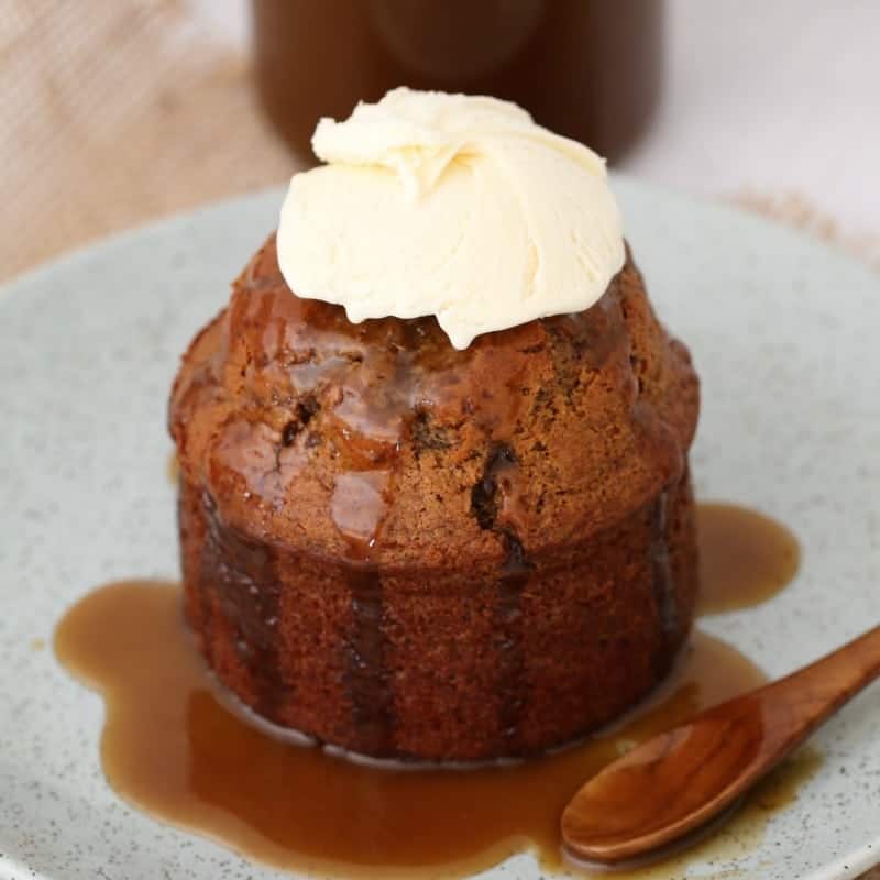 Easy Sticky Date Puddings with Caramel Sauce Bake Play Smile