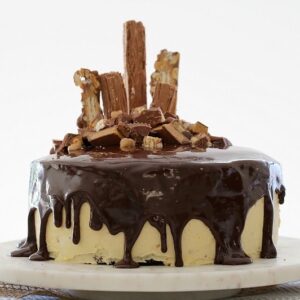 Peanut Butter & Fudgy Chocolate Overload Cake