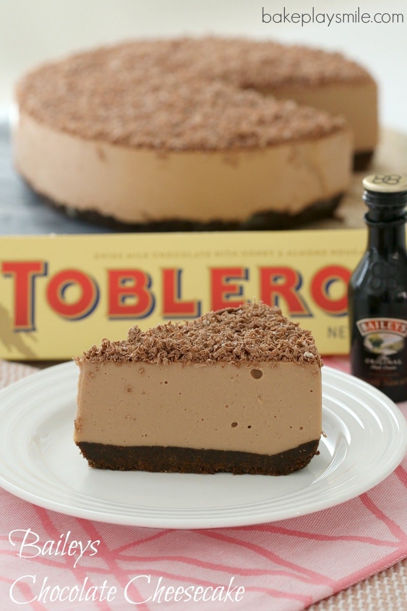 Baileys Chocolate Cheesecake (NoBake) Bake Play Smile