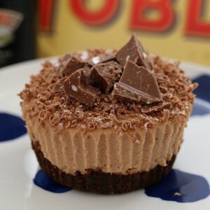 Mini Toblerone & Baileys Cheesecakes