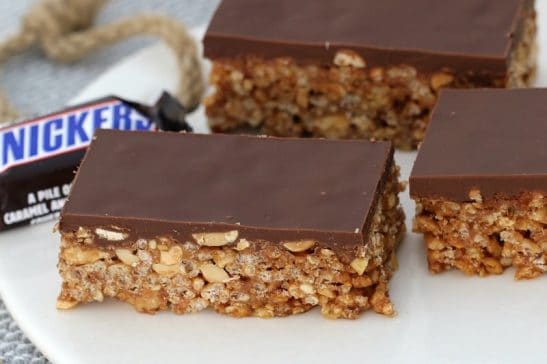 The BEST Snickers Slice (No-Bake) - Bake Play Smile