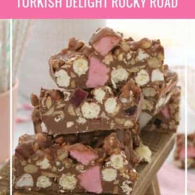 Caramel Popcorn, Peanut & Turkish Delight Rocky Road
