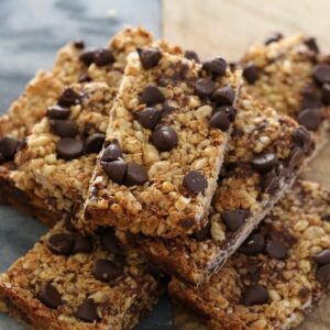 Easy Chocolate Chip Muesli Bars