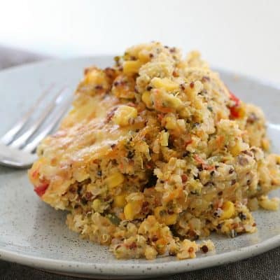 reamy, Cheesy Vegetable Quinoa Bake