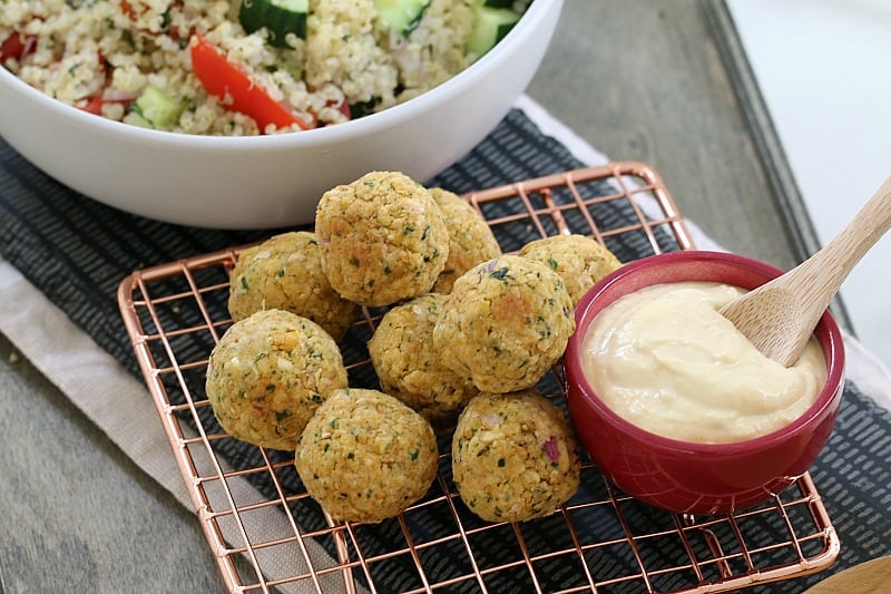 Healthy Oven Baked Falafel Balls Bake Play Smile