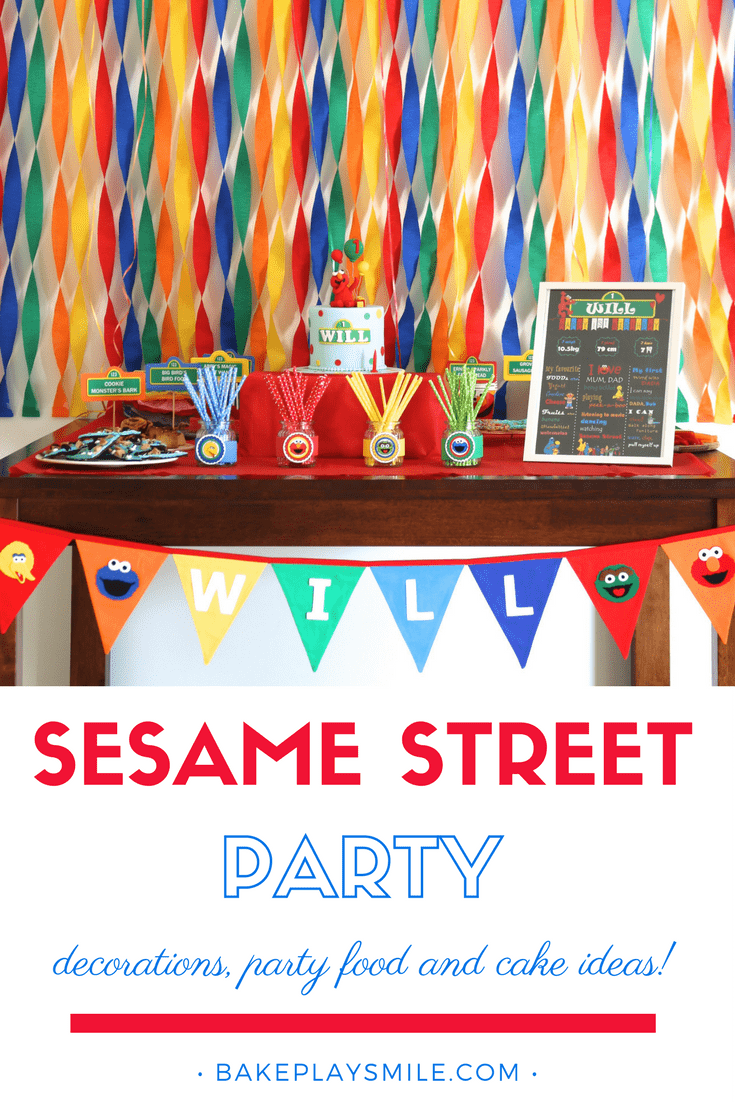 Sesame Street Birthday Party Decorations