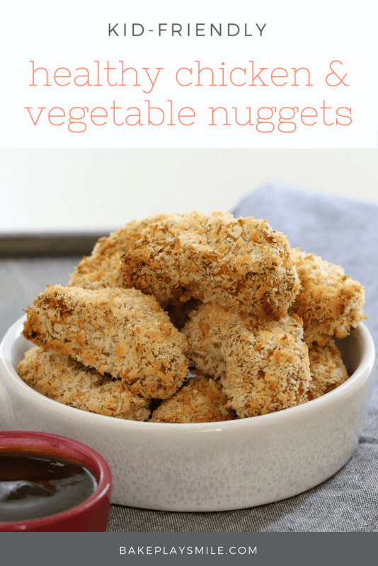Healthy Chicken & Vegetable Nuggets (oven baked) Bake Play Smile