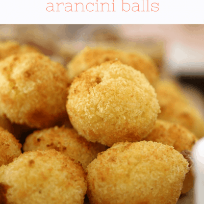 Cheesy Oven Baked Arancini Balls image
