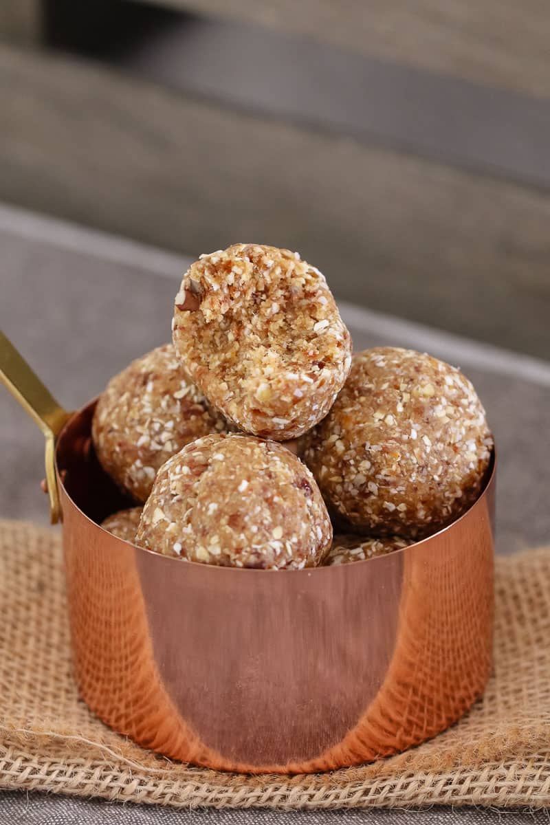 Healthy Salted Caramel Protein Balls Bake Play Smile