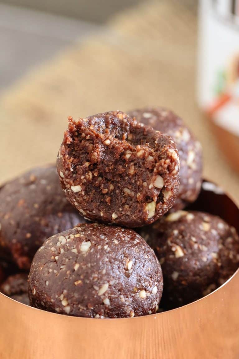 Healthy 'Nutella' Protein Balls 3 Ingredients Bake Play Smile