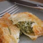 These crispy Feta, Spinach & Ricotta Rolls made with puff pastry are the perfect lunch or light dinner! Make a batch and freeze any leftovers. 