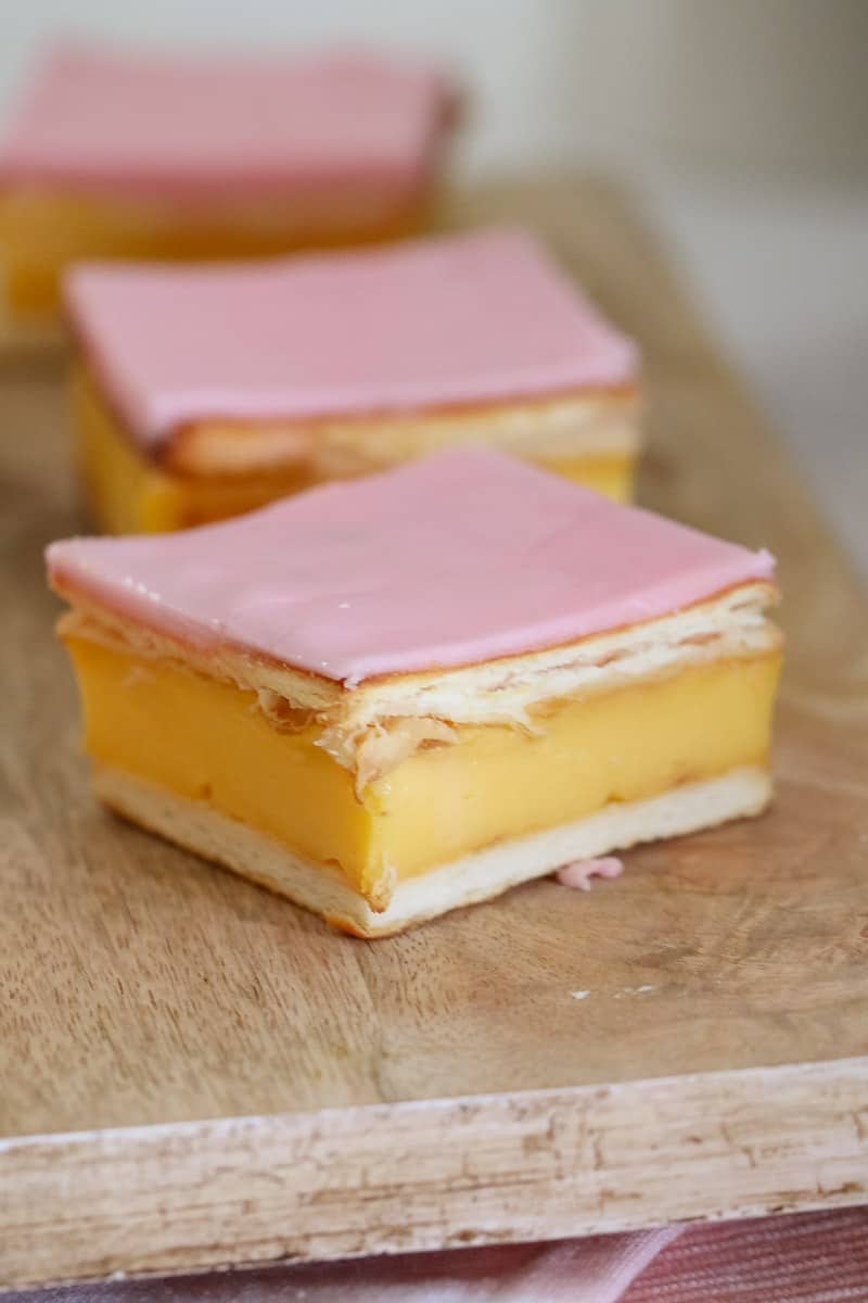 Vanilla Custard Slice Bake Play Smile