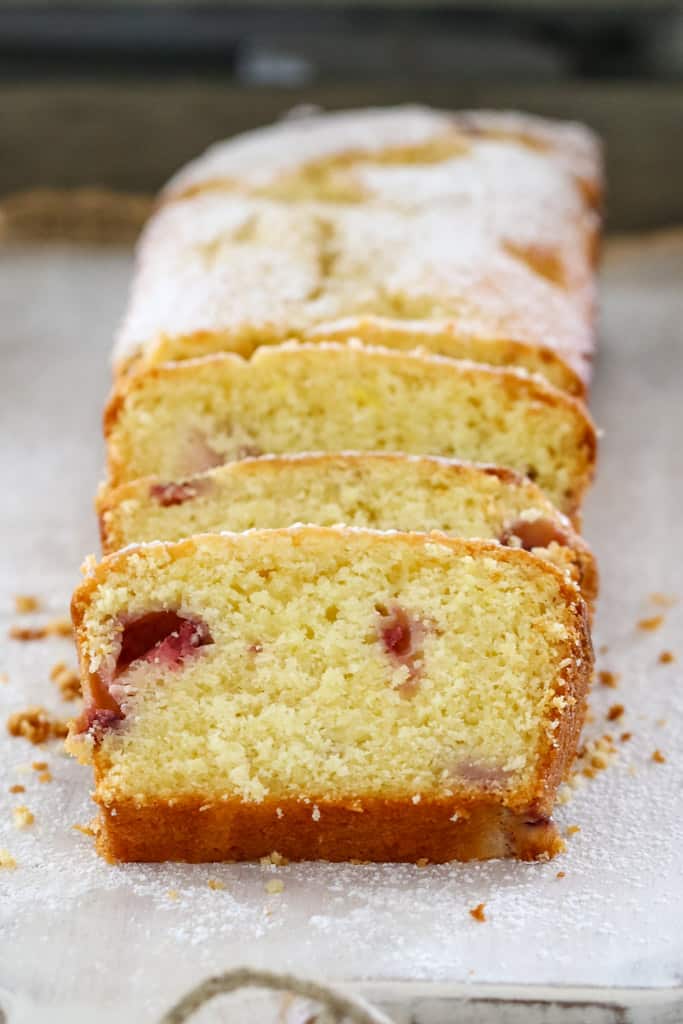 Strawberry and Yoghurt Loaf | Lunch Box Recipe - Bake Play Smile