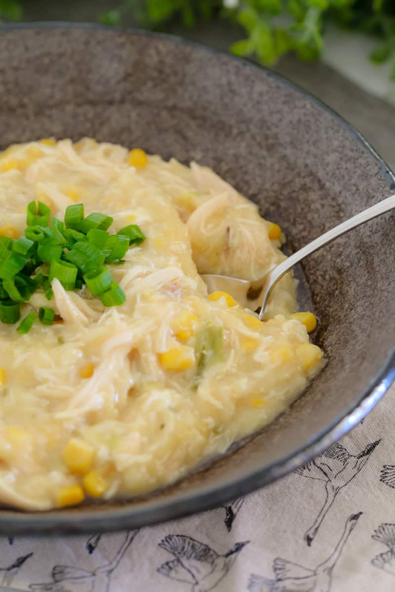 Classic Chicken, Corn & Noodle Soup | Midweek Dinner - Bake Play Smile