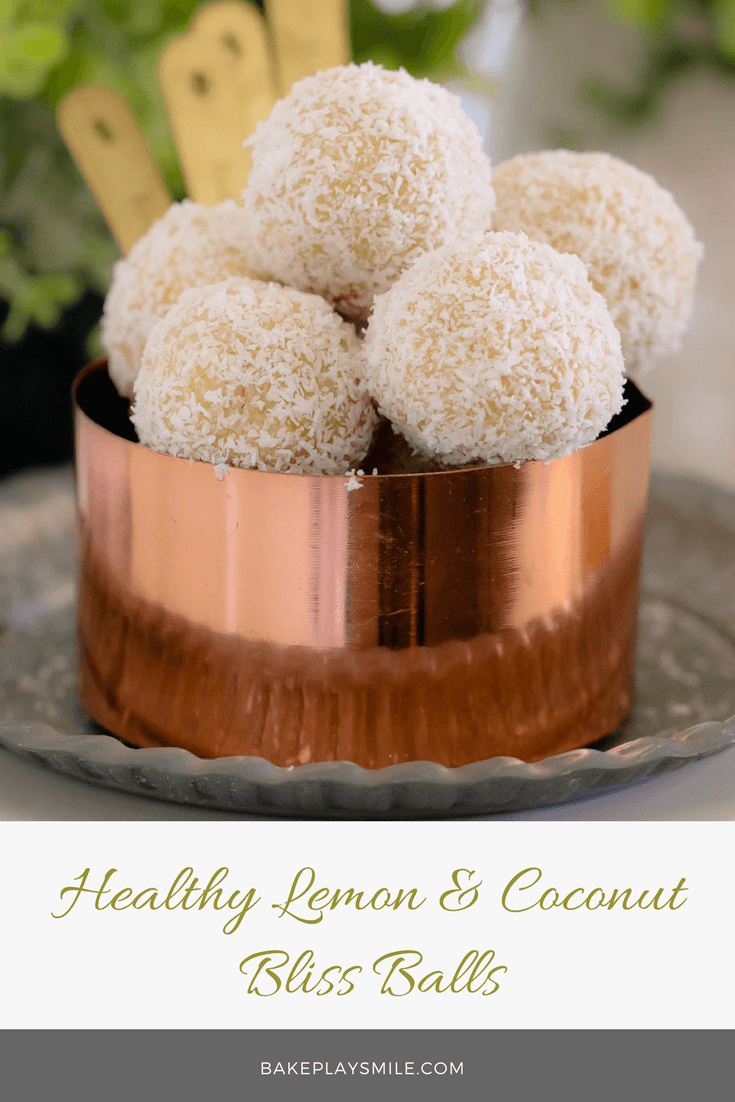 These healthy Lemon & Coconut Bliss Balls take just 10 minutes to prepare, use only 4 ingredients, are freezer-friendly and taste AMAZING! It doesn't get any better than that!!