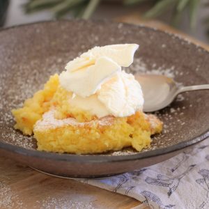 Our easy lemon delicious pudding is such a classic favourite... a thick and creamy lemon sauce topped with a light lemon sponge layer... the perfect winter dessert!