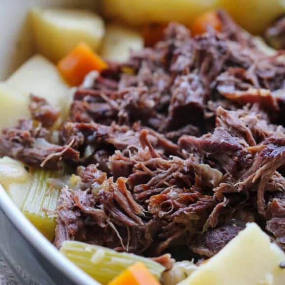 Slow Cooker Roast Beef One Pot Dinner Bake Play Smile