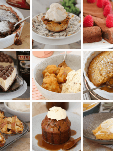 A collection of easy winter dessert recipes that the whole family will love... including rich and gooey self-saucing puddings, classic pies and crumbles, tangy tarts and warm dessert cakes. 