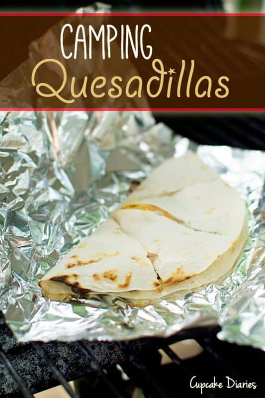 A quesadilla wrapped in foil. 