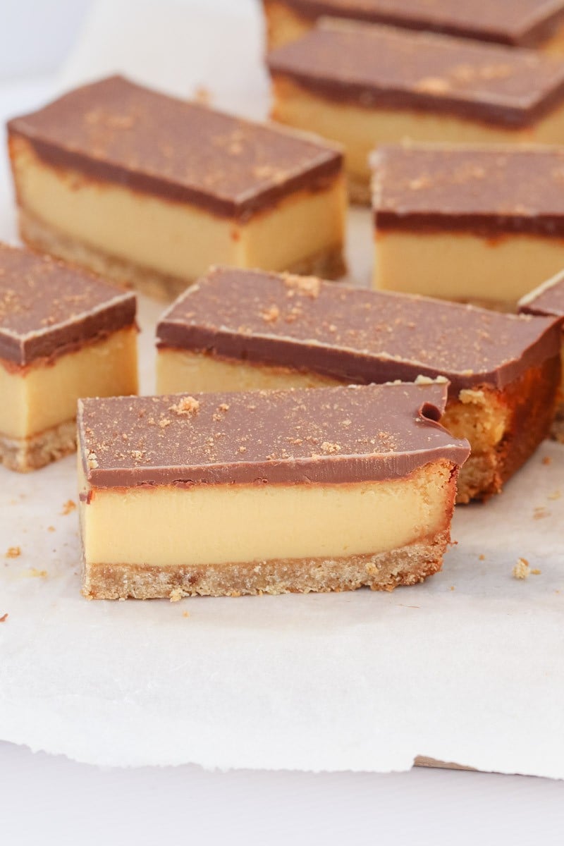 Chocolate Caramel Slice Most Popular Recipe Bake Play Smile
