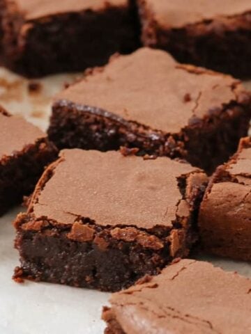 The ultimate chocolate gluten free brownies... totally rich & fudgy! This one-bowl wonder takes less than 10 minutes to prepare & is a chocoholics dream!