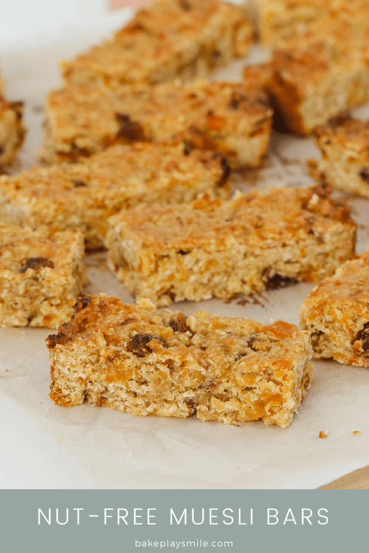 NutFree Muesli Bars Lunch Box Recipe Bake Play Smile