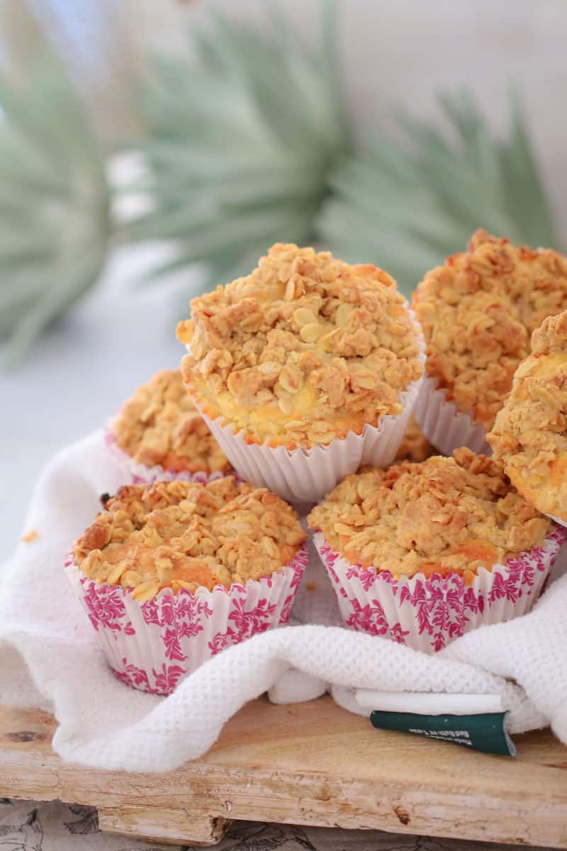 Apple Crumble Muffins | Lunch Box Recipe - Bake Play Smile