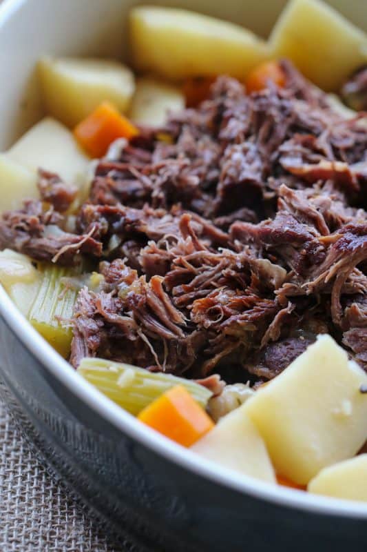 Slow Cooker Roast Beef One Pot Dinner Bake Play Smile